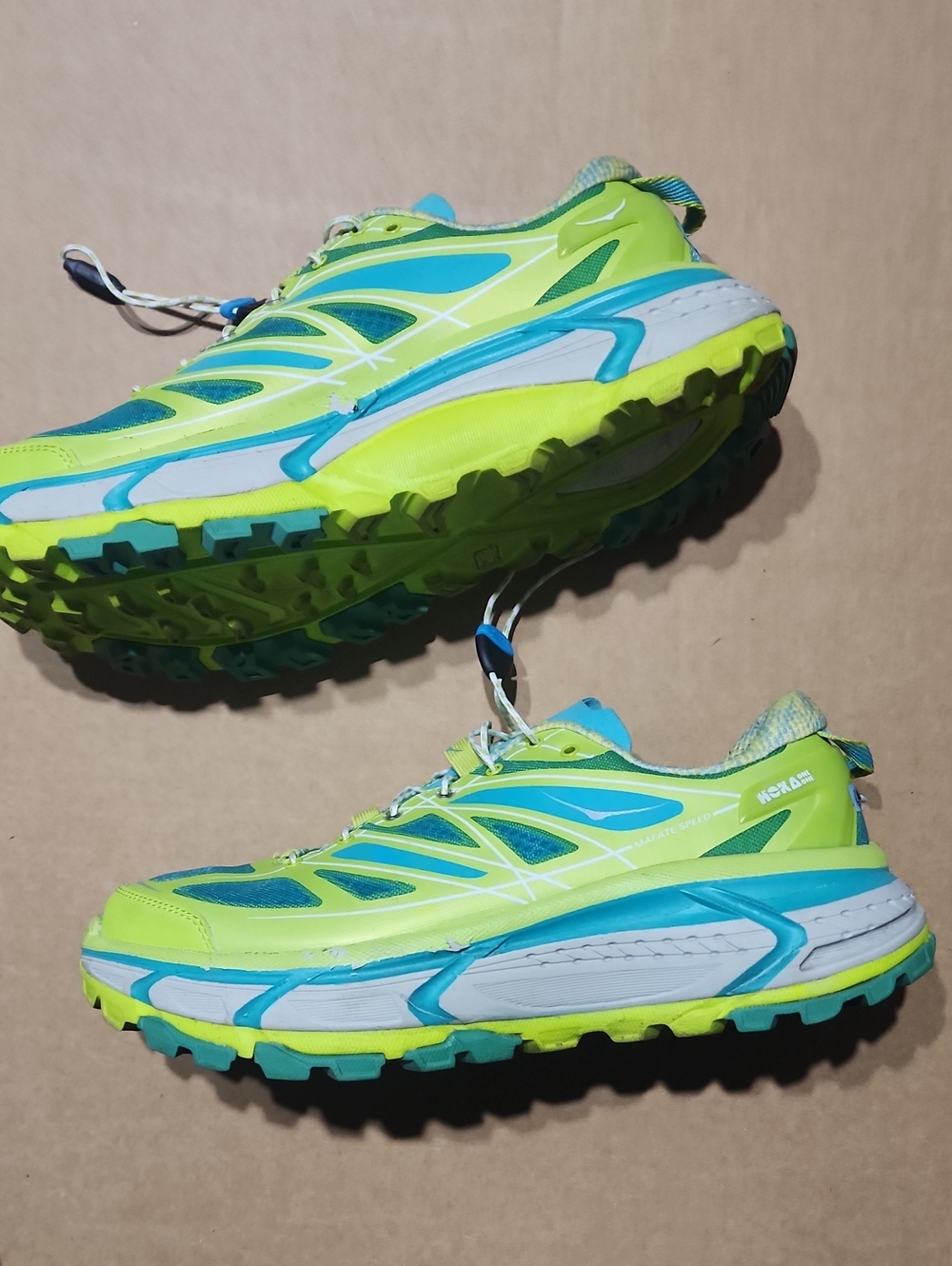 HOKA One One Mafate Speed Supportive Trail Running Shoes Women Sz 10